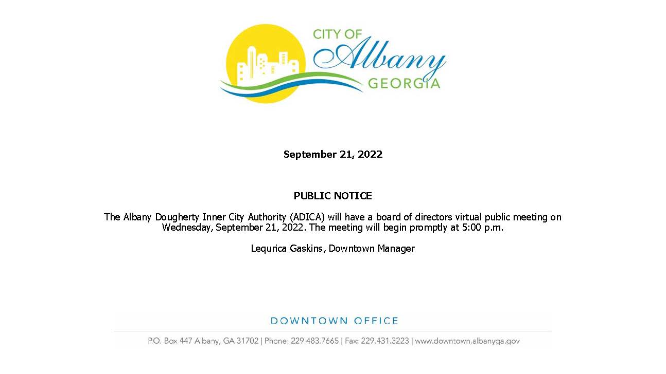 ADICA Public Notice for September 21, 2022_Image